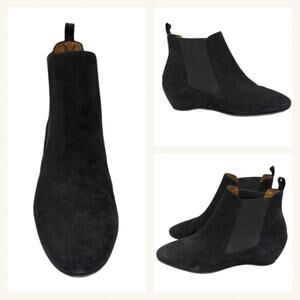 Aquatalia Veronica Weatherproof Suede Booties EUC $550 Size 8   S3061